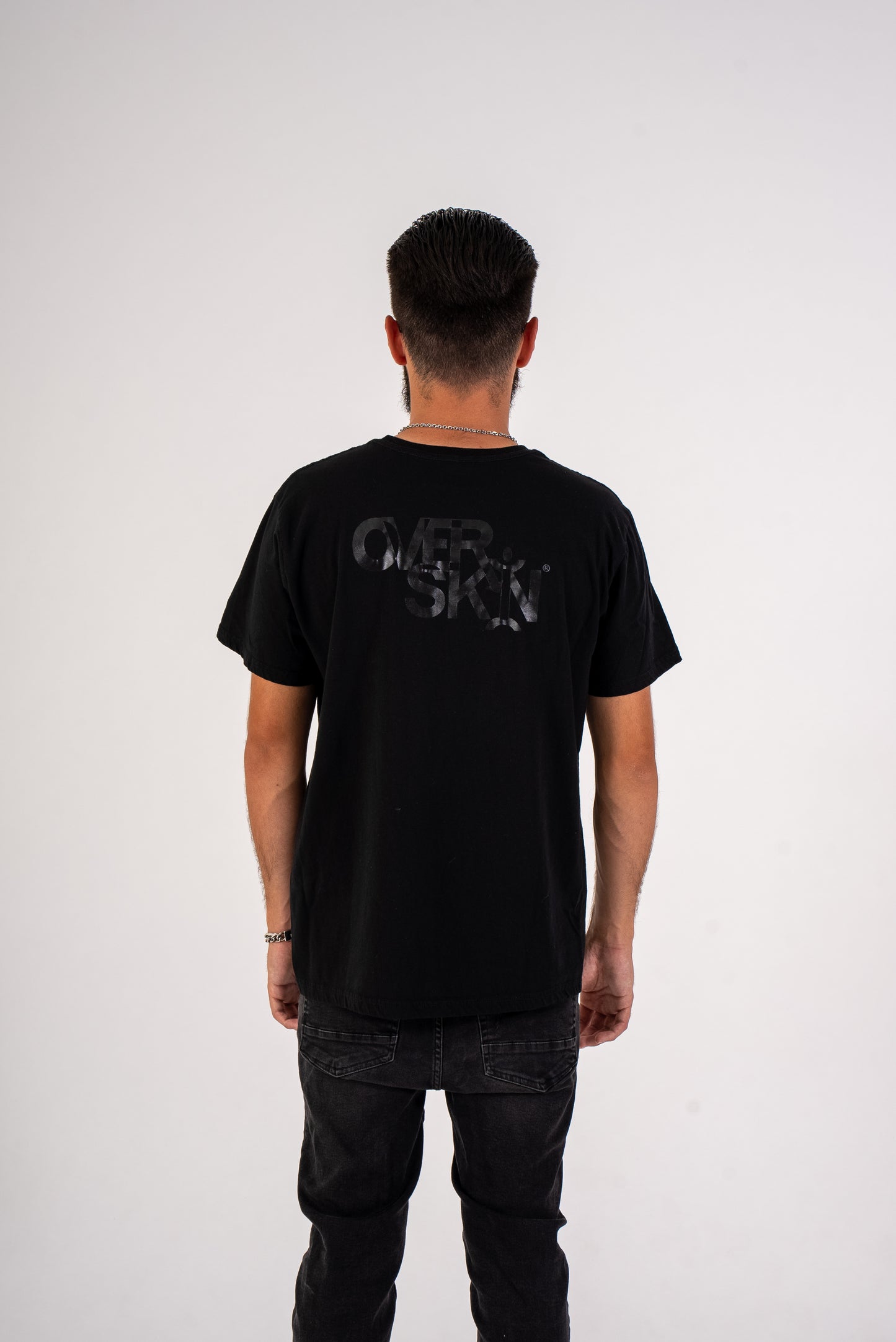 TWO TONE BLACK TEE