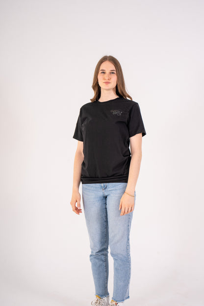 NOIR SUR T-SHIRT NOIR