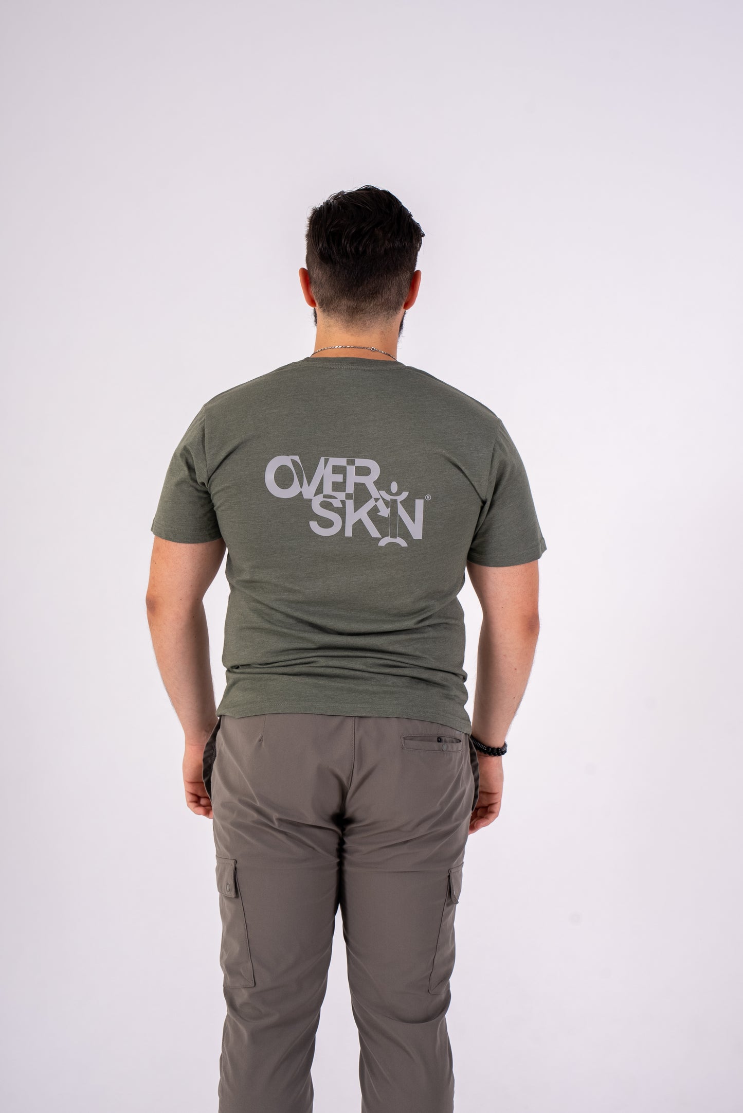 HEATHER MILITARY GREEN TEE