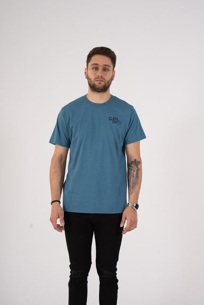 T-SHIRT BLEU OCÉAN